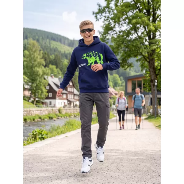  Kinder-Sweatshirt ALTISPORT ALM193422 MITTERNACHTSBLAU 
