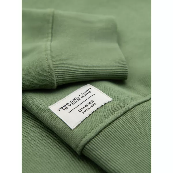  Herren-Sweatshirt OMBRE OM-SSBN-0271 GRÜN 