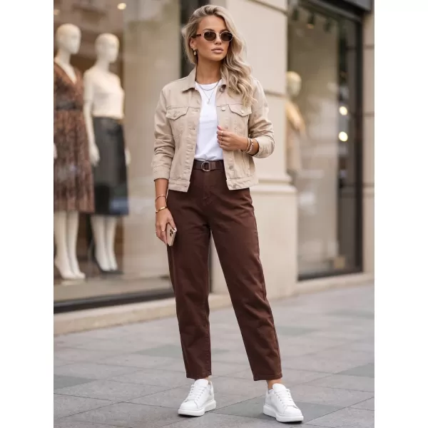  Damenhosen DSTREET UY3133 BRAUN 
