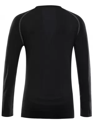 Funktions-T-Shirt für Kinder ALPINE PRO AMBOSO SCHWARZ