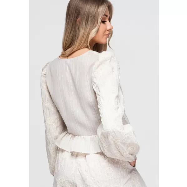  Damenbluse OMBRE OW-TS-E0060 BEIGE 