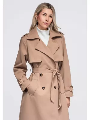 Damenmantel OMBRE OW-CT-E0003 BEIGE