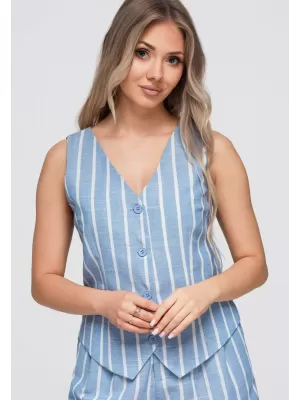 Damenweste OMBRE OW-VE-E0008 BLAU