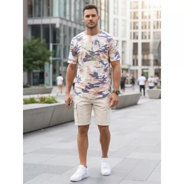  Herren-T-Shirt DSTREET NX2005R-BT-M BEIGE 