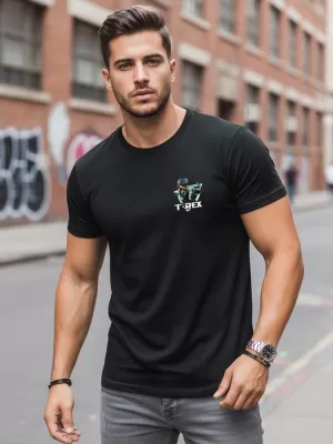 Herren-T-Shirt DSTREET NX0141R-BK SCHWARZ