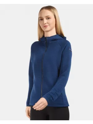 Fleece-Sweatshirt für Damen KILPI TANALI-W 1L0202KI DUNKELBLAU