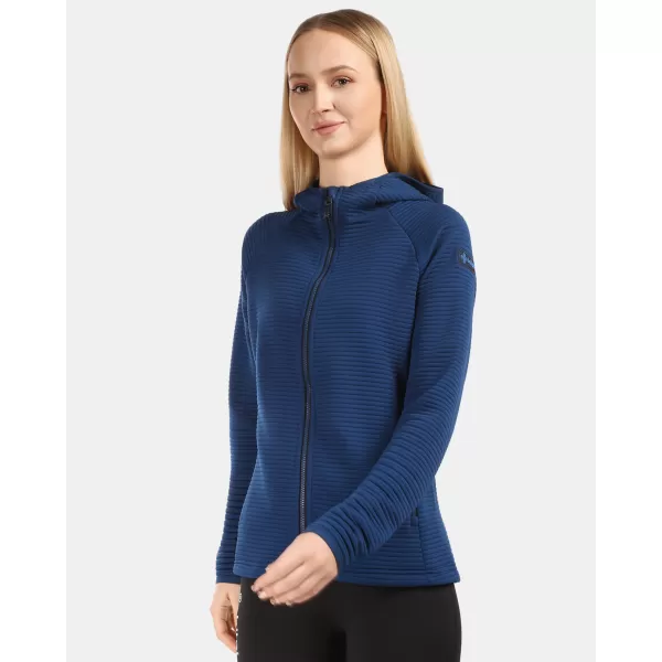  Fleece-Sweatshirt für Damen KILPI TANALI-W 1L0202KI DUNKELBLAU 