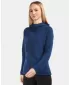 Fleece-Sweatshirt für Damen KILPI TANALI-W 1L0202KI DUNKELBLAU