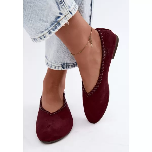  Ballerinas für Damen BOTO 9897 WEIN 