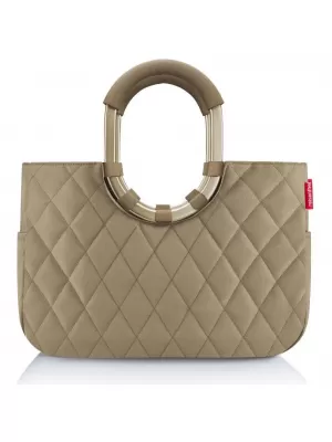 Tasche REISENTHEL LOOPSHOPPER M FRAME RAUTE OLIVE