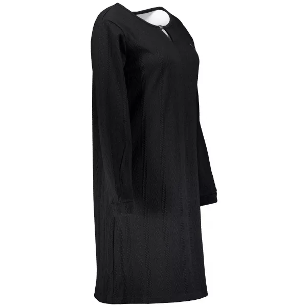  Sweatshirt-Kleid für Damen ALTISPORT ILARIA SCHWARZ 