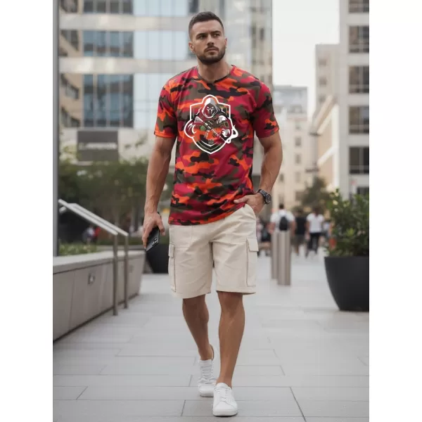  Herren-T-Shirt DSTREET NX2003R-OR-M ORANGE 