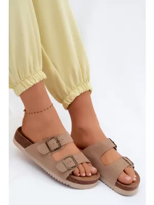 Damenhausschuhe BOTO 2832 KHAKI