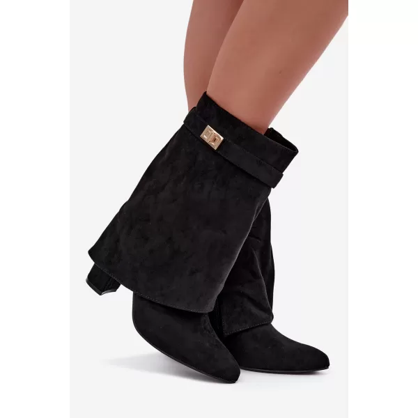  Damen-Stiefeletten BOTO LA3116 SCHWARZ 