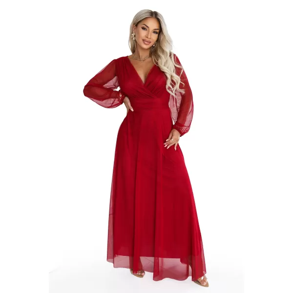  Kleid NUMOCO 684-1 HELLES BURGUNDERROT 