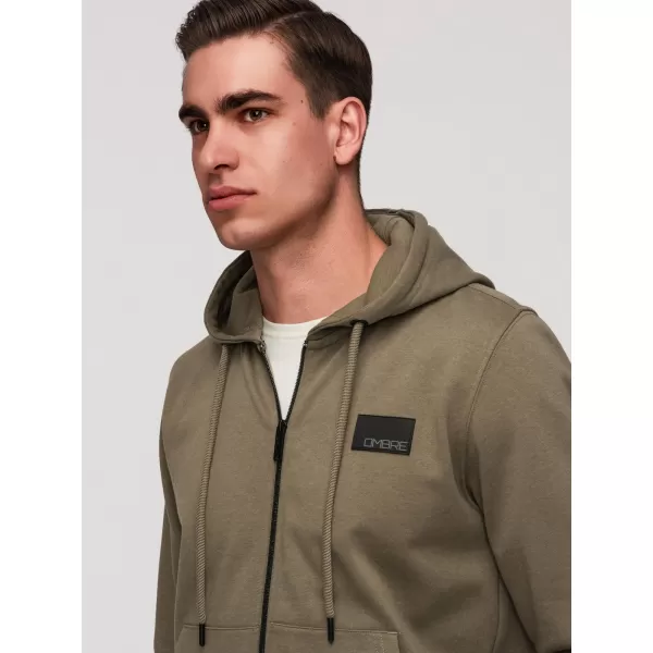  Herren-Sweatshirt OMBRE OM-SSZP-0256 OLIVE 