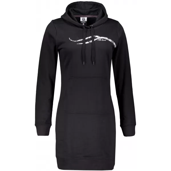  Erweitertes Damen-Sweatshirt ALTISPORT ALW001419 SCHWARZ UND WEIß 
