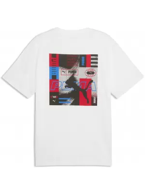 Herren-T-Shirt PUMA GRAPHICS RELAXED STACKED TEE 69436802 PUMA WEIß