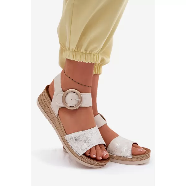  Damensandalen INBLU RV000013 BEIGE 