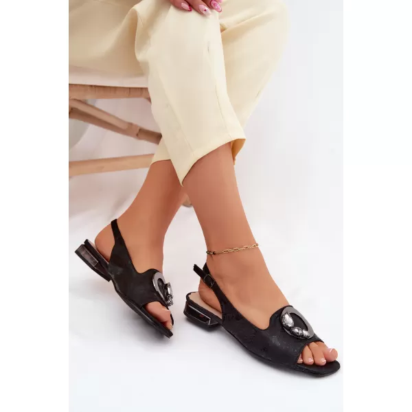  Damensandalen S.BARSKI KV61-6024 SCHWARZ 