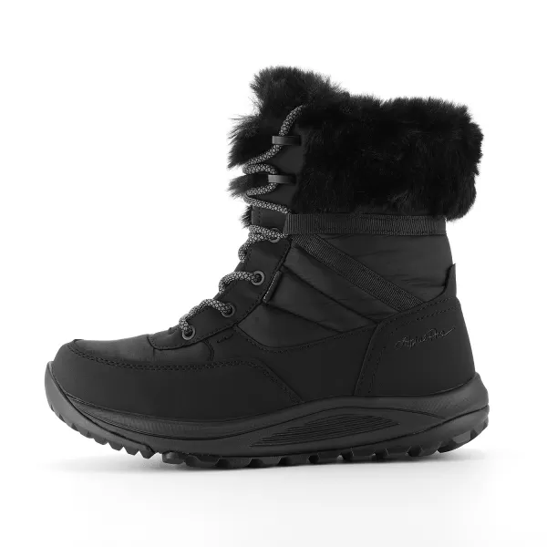  Winterstiefel für Damen ALPINE PRO UGANA SCHWARZ 