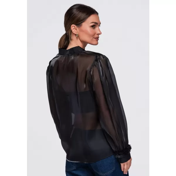 Damenbluse OMBRE OW-TS-E0086 SCHWARZ 