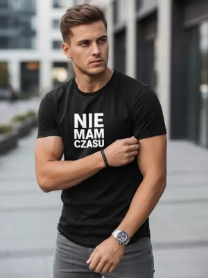 Herren-T-Shirt DSTREET NX0114R-BK SCHWARZ
