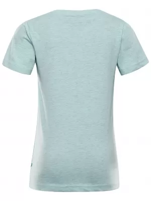 Meliertes T-Shirt für Kinder ALPINE PRO REJO 3 HELLBLAUE PC-VARIANTE