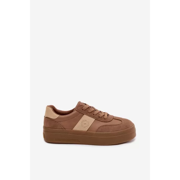  Damen-Sneaker BIG STAR SHOES UU274015 BRAUN/BEIGE 