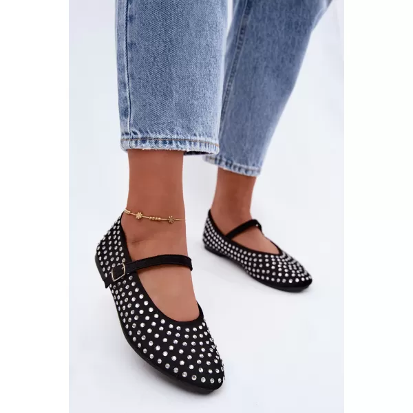  Ballerinas für Damen BOTO 9748 SCHWARZ 