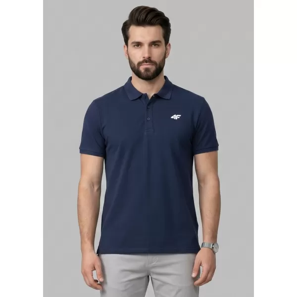  Herren-T-Shirt mit Kragen 4F WMM00TPTSM0771 GEWOHNHEITEN 