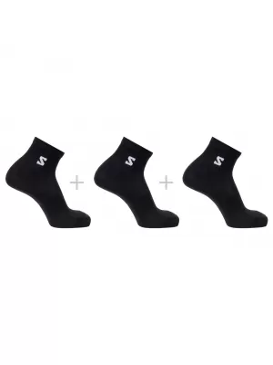 Socken SALOMON EVERYDAY LITE QUARTER 3-PACK LC2911700 SCHWARZ