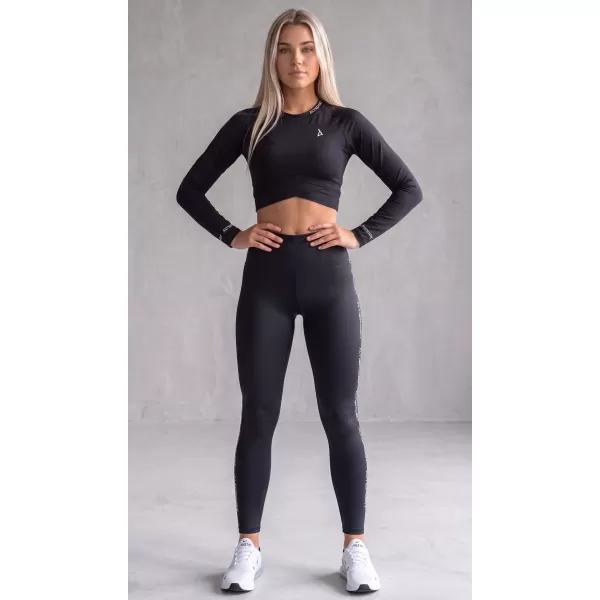  Lange Premium-Leggings für Damen (neue Größen) ALTISPORT VOJ/ALW021LEG05 SCHWARZ 