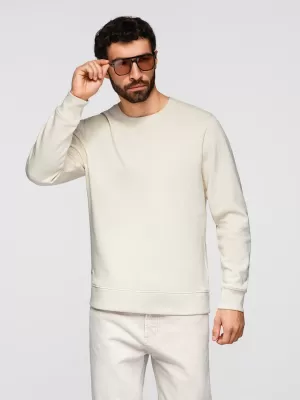 Herren-Sweatshirt OMBRE OM-SSBN-0271 CREME