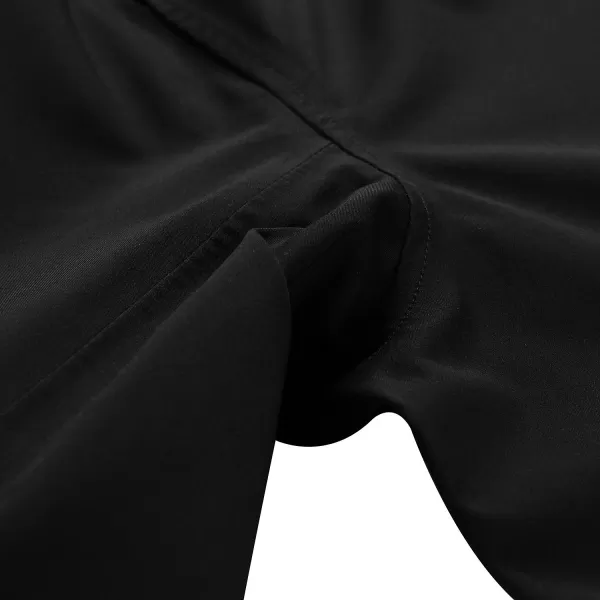  Wasserdichter Herrenmantel ALPINE PRO PERFET 2 SCHWARZ 