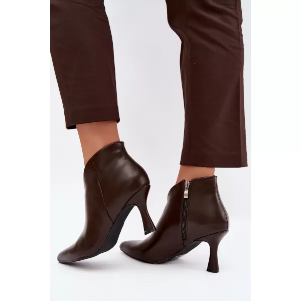  Damen-Stiefeletten BOTO D-218 BRAUN 