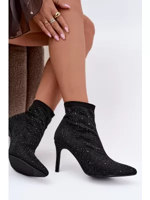Damenstiefel S.BARSKI HY62-8138 SCHWARZ