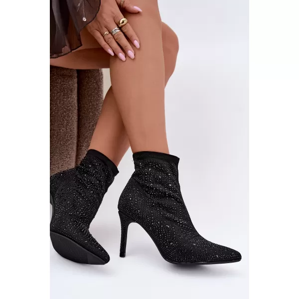 Damenstiefel S.BARSKI HY62-8138 SCHWARZ 