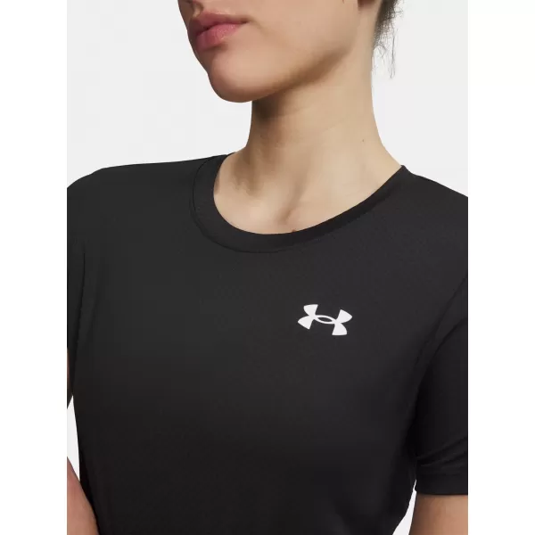  Damen-T-Shirt UNDER ARMOUR TECH MESH SS 6009990-001 SCHWARZ 