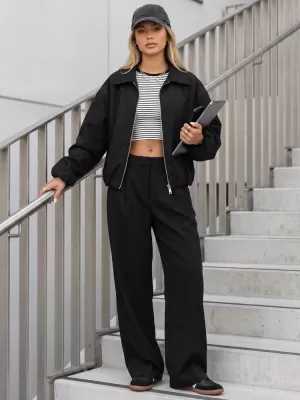 Damenjacke DSTREET TY5958 SCHWARZ