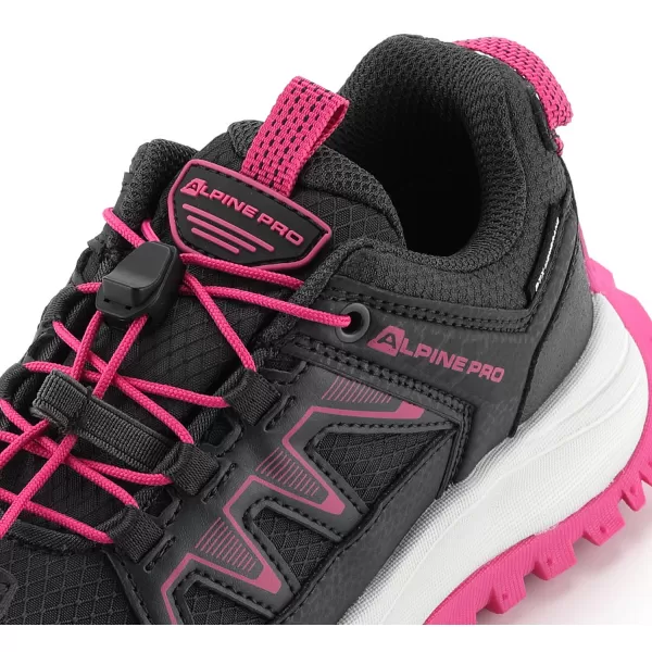  Outdoor-Schuhe für Kinder ALPINE PRO GERNO DUNKLES ECHTES GRAU 
