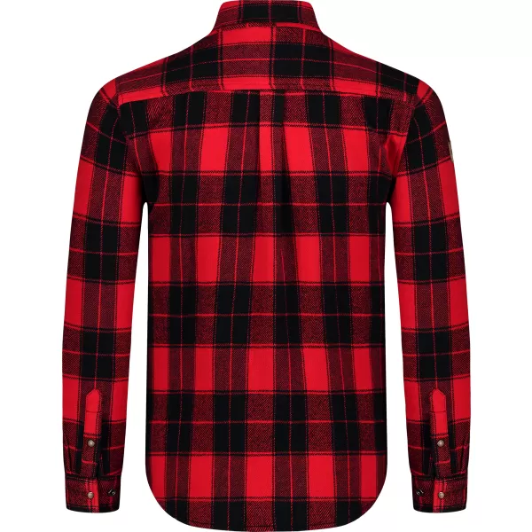  Herren-Flanellhemd NORDBLANC FEN NBSSM8369 ROT 