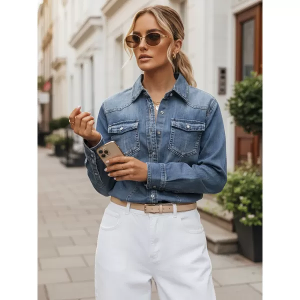  Damenhemd DSTREET DY0491 BLAU 