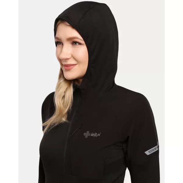  Fleece-Sweatshirt für Damen KILPI MEMPHIS-W 1L0201KI SCHWARZ 