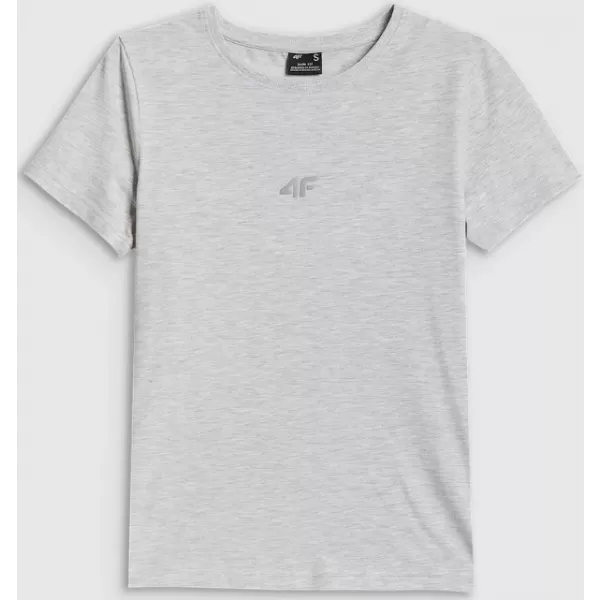  Damen-T-Shirt 4F WMM00TTSHF2255 KALTE HELLGRAUE MELANGE 