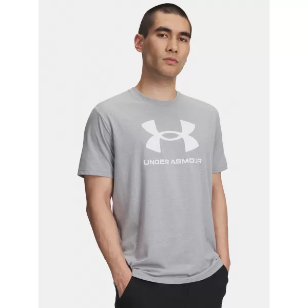  Herren-T-Shirt UNDER ARMOUR UA SPORTSTYLE LOGO UPDATE SS 1382911-037 GRAU 