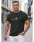 Herren-T-Shirt DSTREET NX5098R-BK SCHWARZ