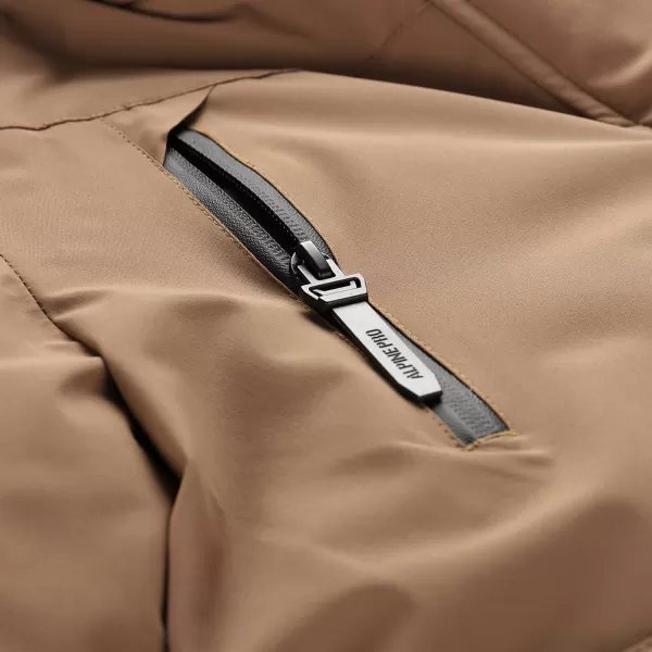  Winterjacke für Damen ALPINE PRO WERDA 3 SEPIA-TÖNUNG 