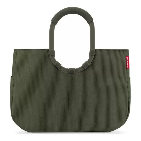  Einkaufstasche REISENTHEL Loopshopper L Cord KORDEL DUNKLER MATCHA 