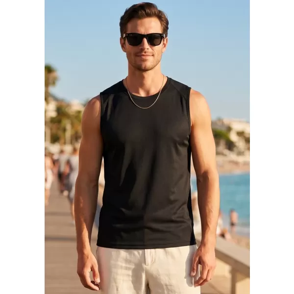  Sport-Tanktop für Herren MALFINI BREEZE 820 SCHWARZ 